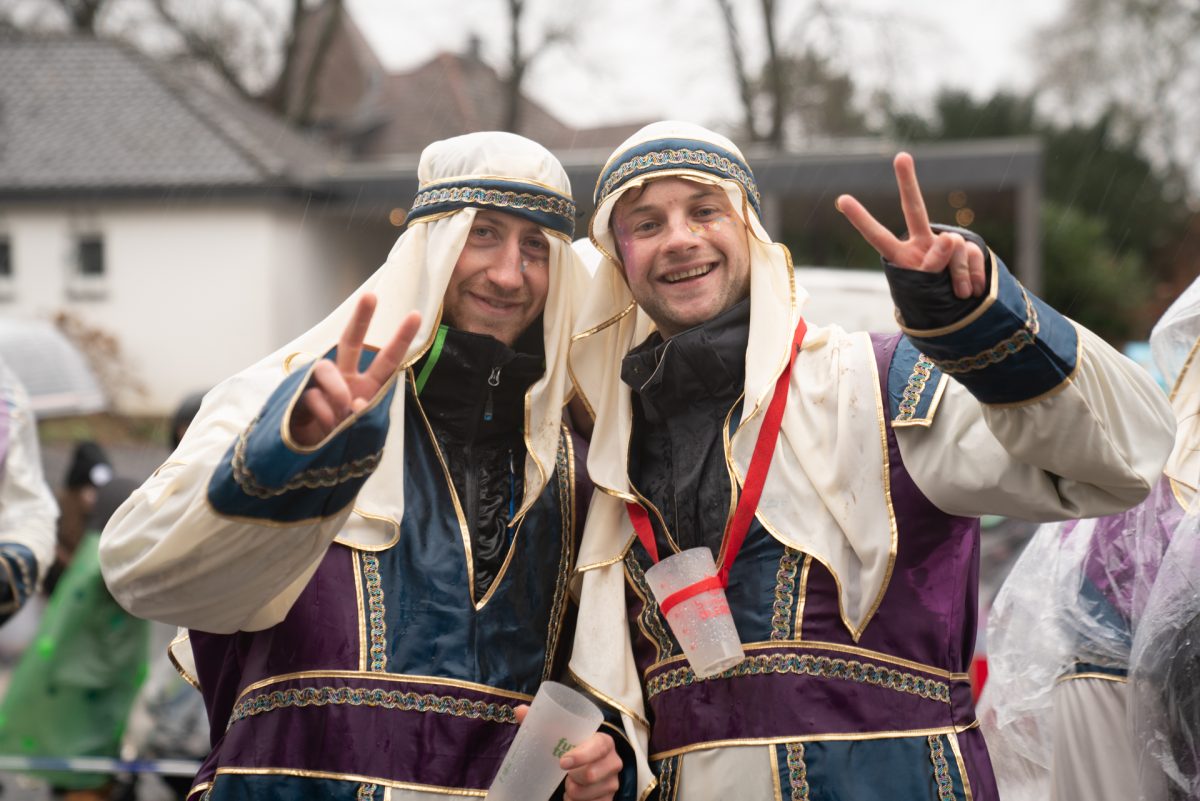 Rosenmontagszug in Kelmis 2026