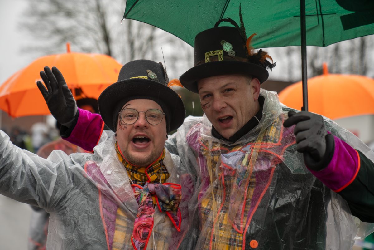 Rosenmontagszug in Kelmis 2026