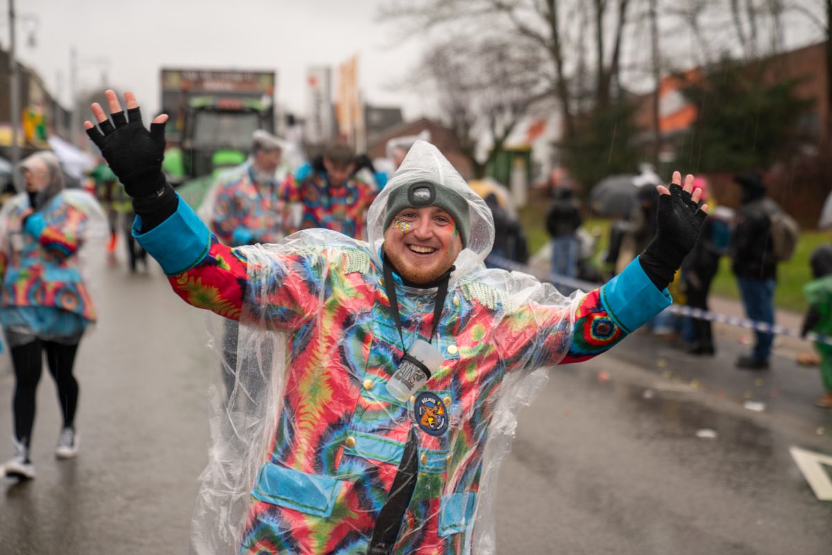 Rosenmontagszug in Kelmis 2026