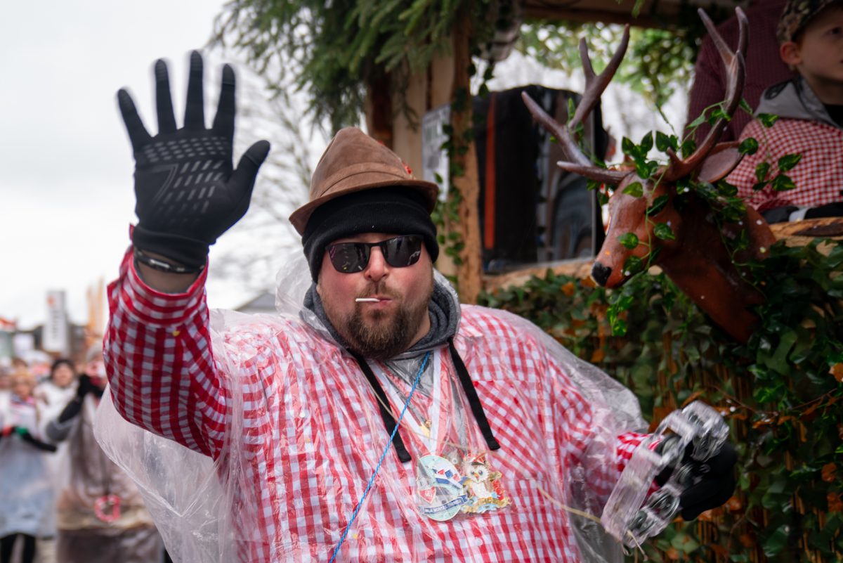 Rosenmontagszug in Kelmis 2026