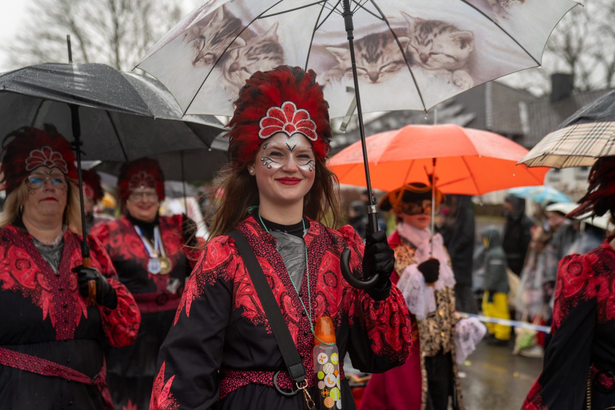 Rosenmontagszug in Kelmis 2026