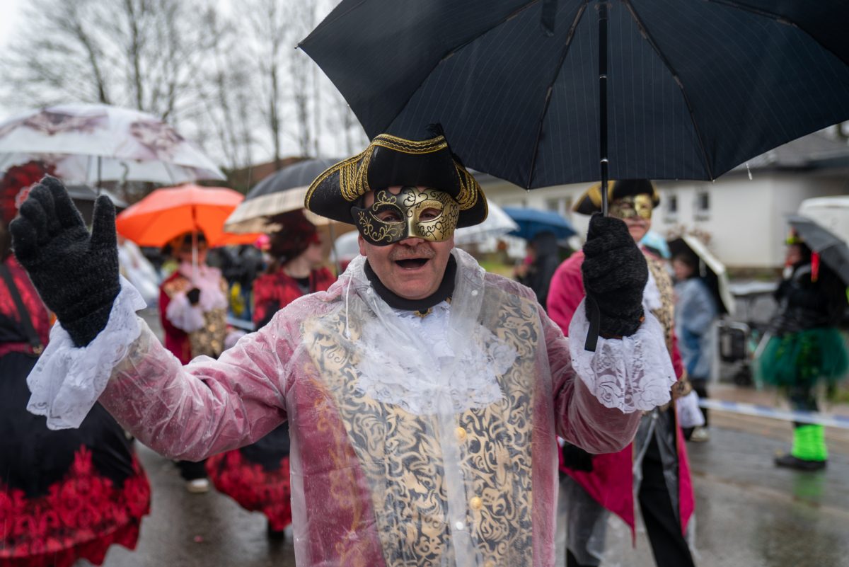 Rosenmontagszug in Kelmis 2026