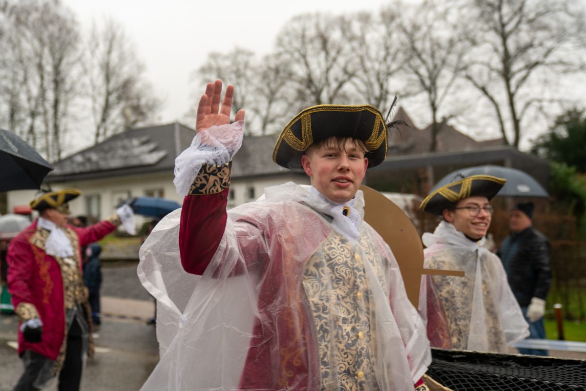 Rosenmontagszug in Kelmis 2026