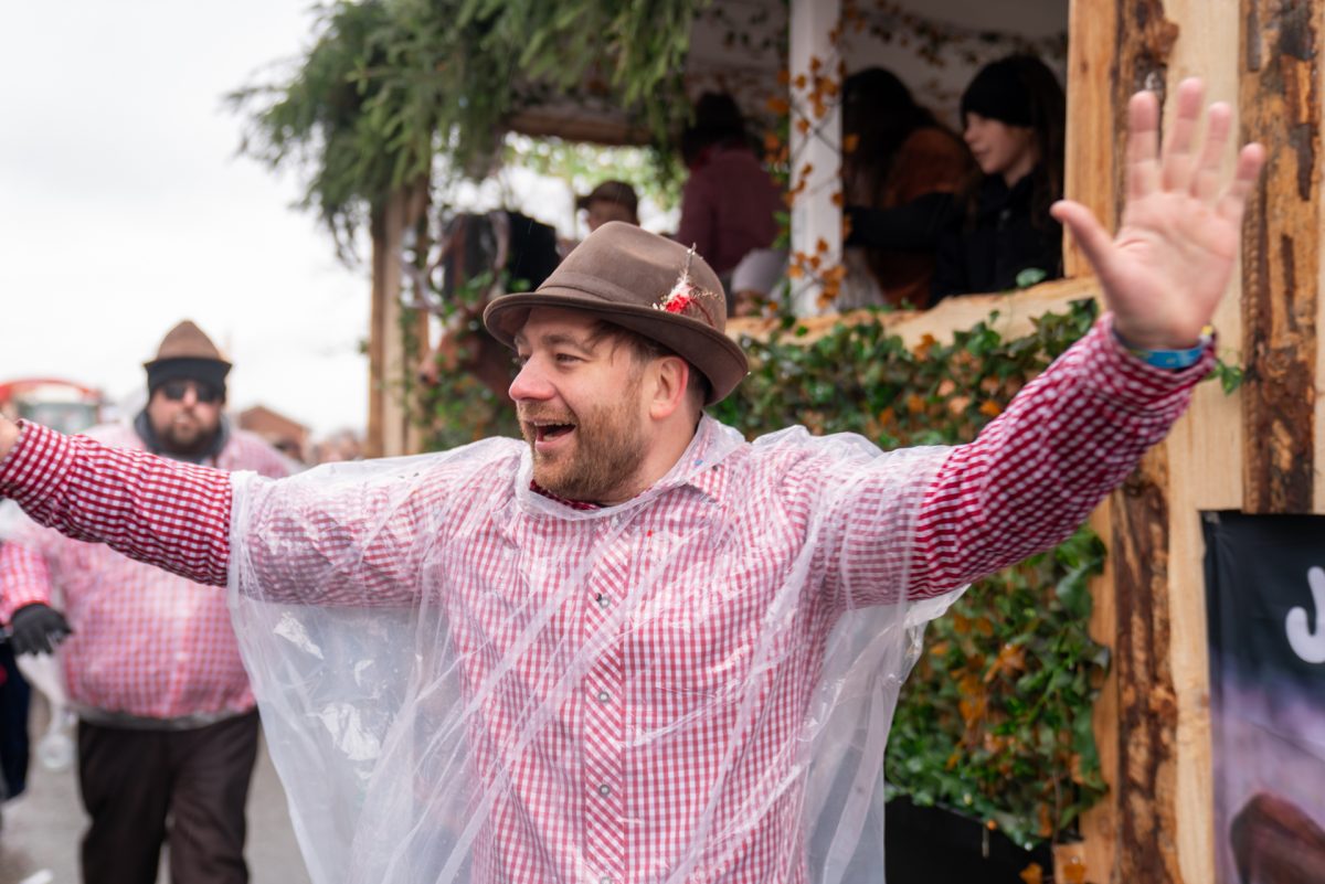 Rosenmontagszug in Kelmis 2026