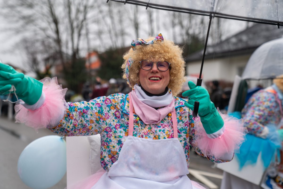 Rosenmontagszug in Kelmis 2026