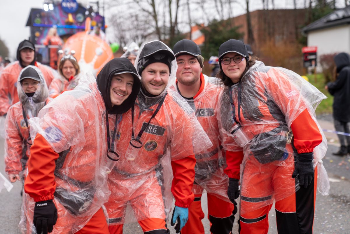 Rosenmontagszug in Kelmis 2026
