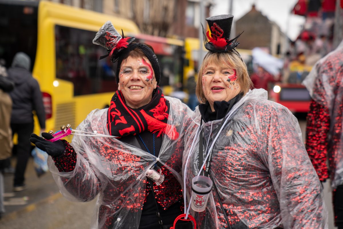 Rosenmontagszug in Kelmis 2026