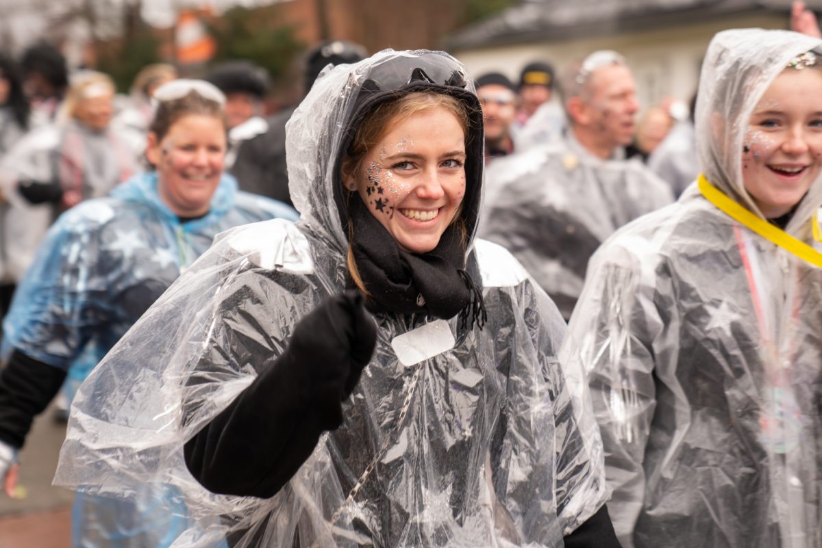Rosenmontagszug in Kelmis 2026
