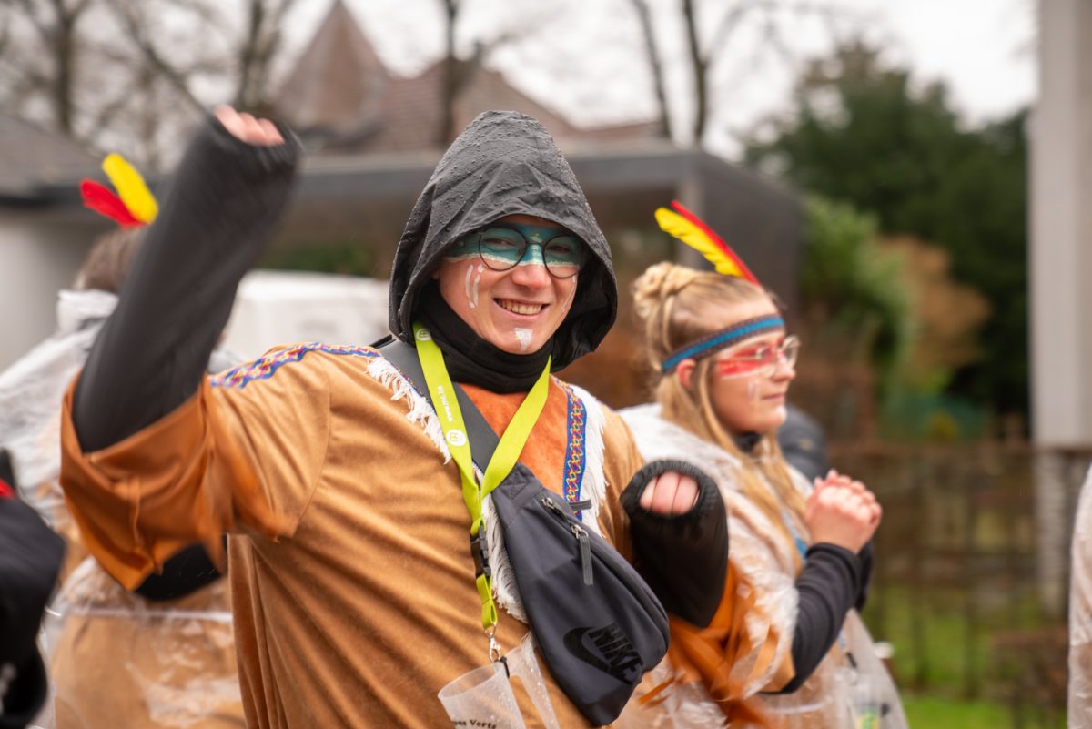 Rosenmontagszug in Kelmis 2026