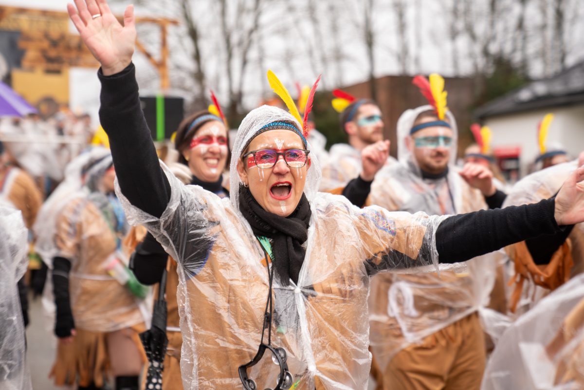 Rosenmontagszug in Kelmis 2026
