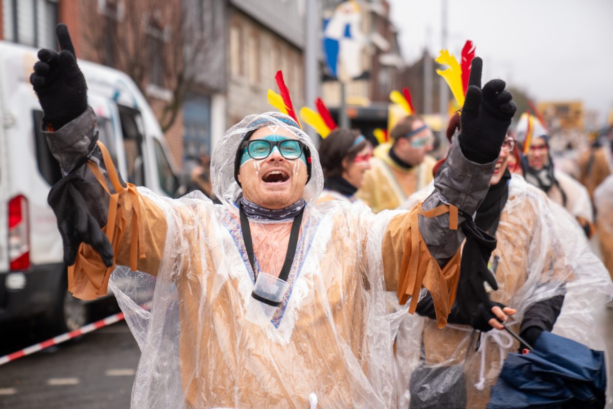Rosenmontagszug in Kelmis 2026