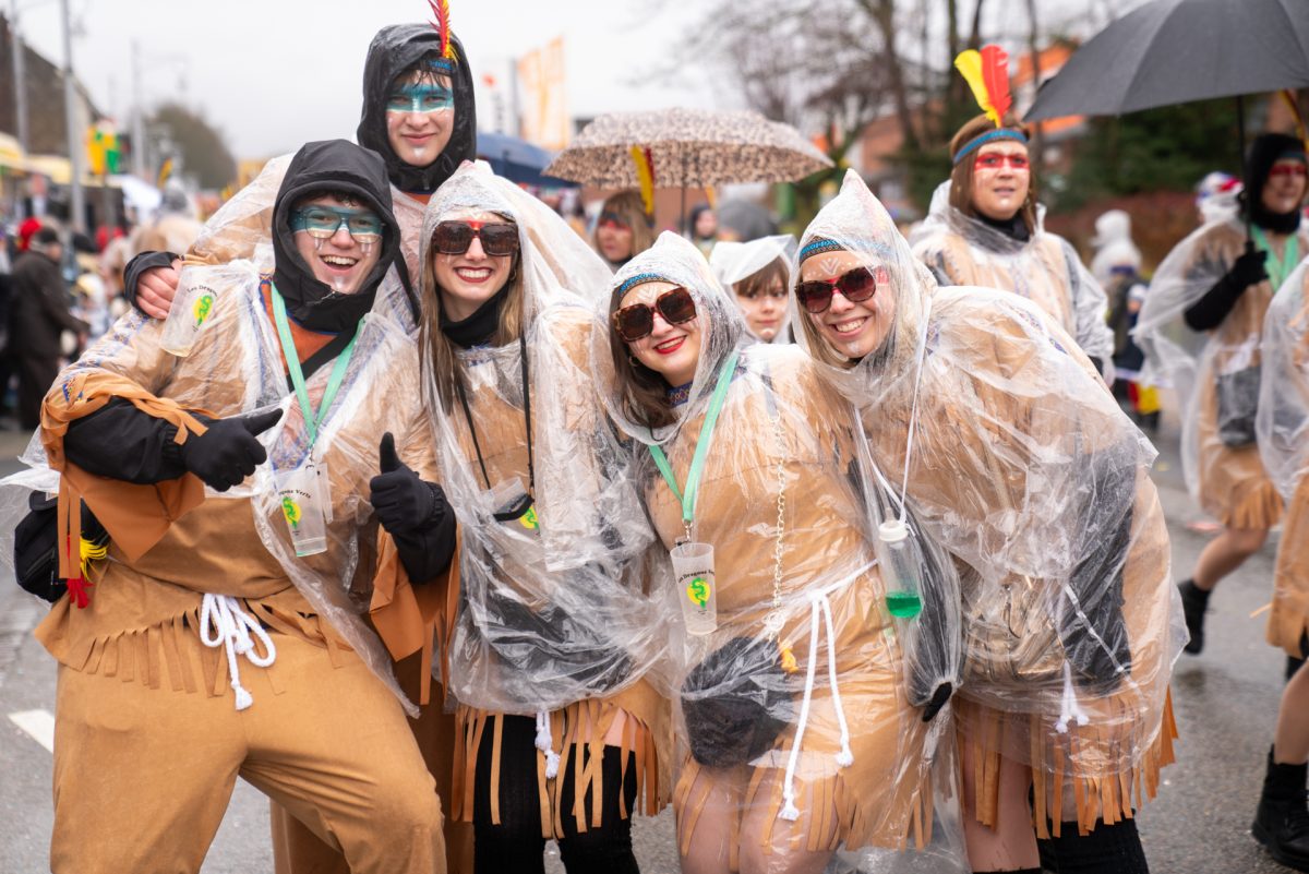 Rosenmontagszug in Kelmis 2026