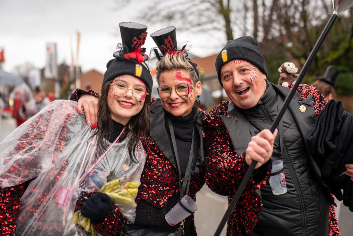 Rosenmontagszug in Kelmis 2026