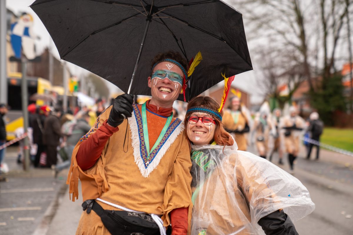 Rosenmontagszug in Kelmis 2026