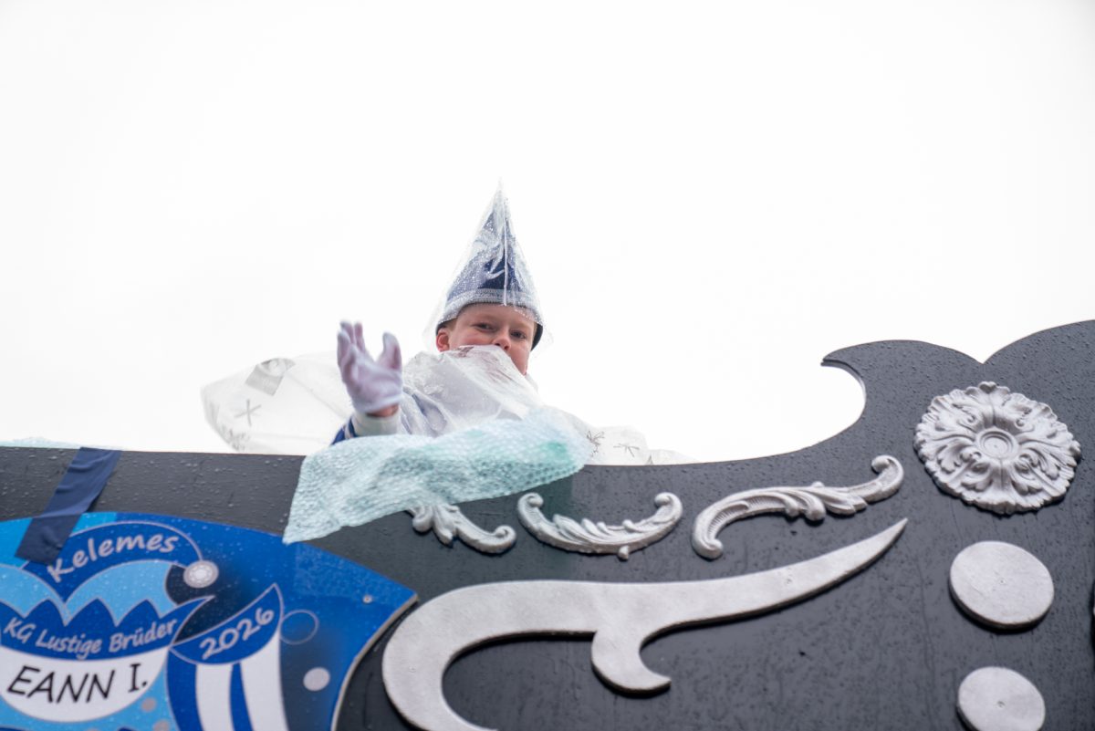 Rosenmontagszug in Kelmis 2026