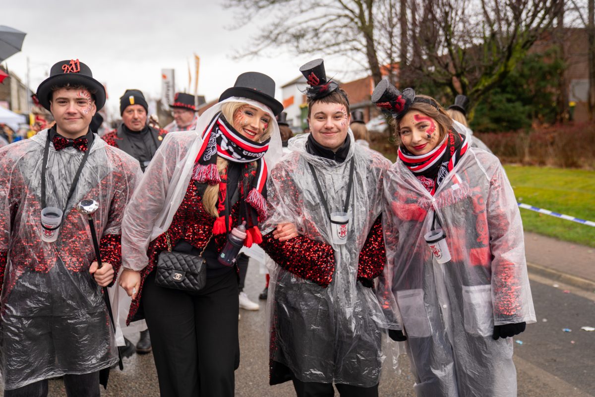 Rosenmontagszug in Kelmis 2026