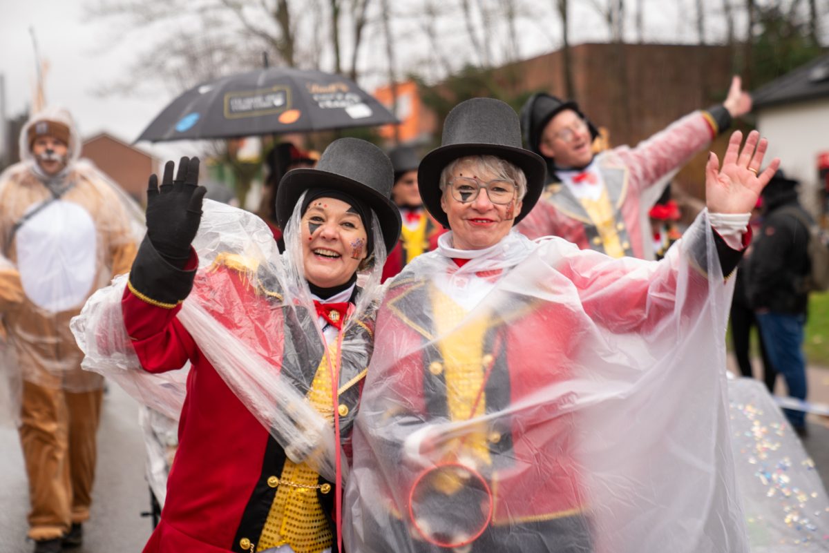 Rosenmontagszug in Kelmis 2026