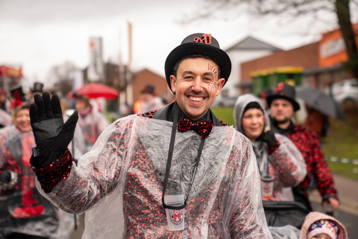 Rosenmontagszug in Kelmis 2026