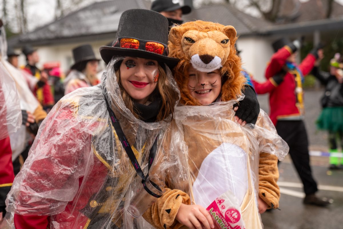 Rosenmontagszug in Kelmis 2026