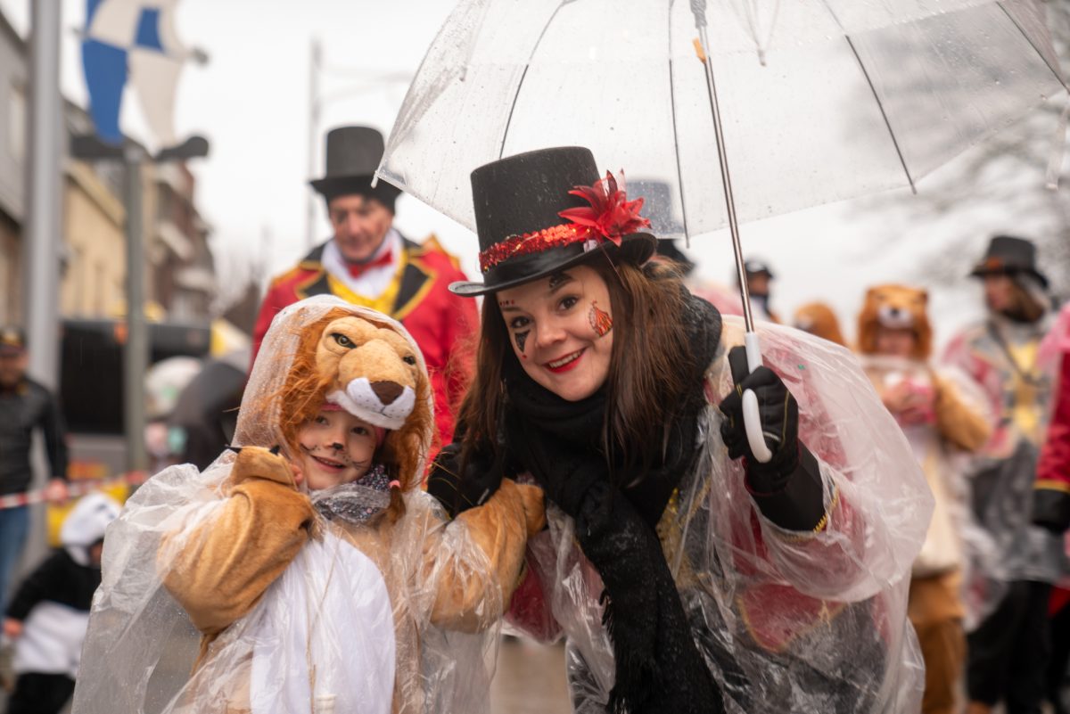 Rosenmontagszug in Kelmis 2026