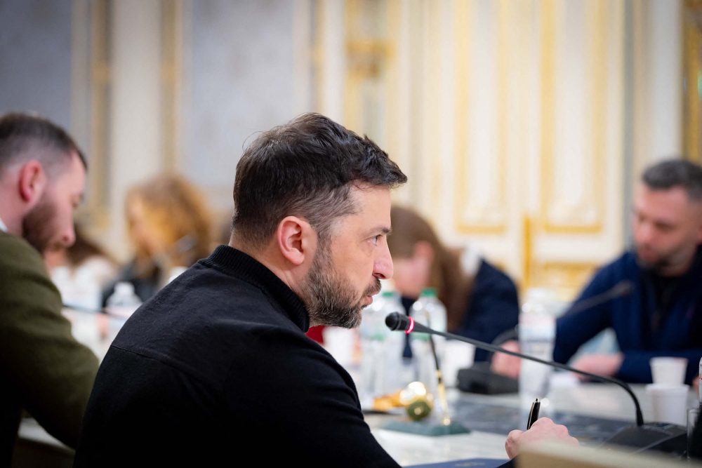 Der ukrainische Präsident Wolodymyr Selenskyj am 6.2.2026 in Kiew