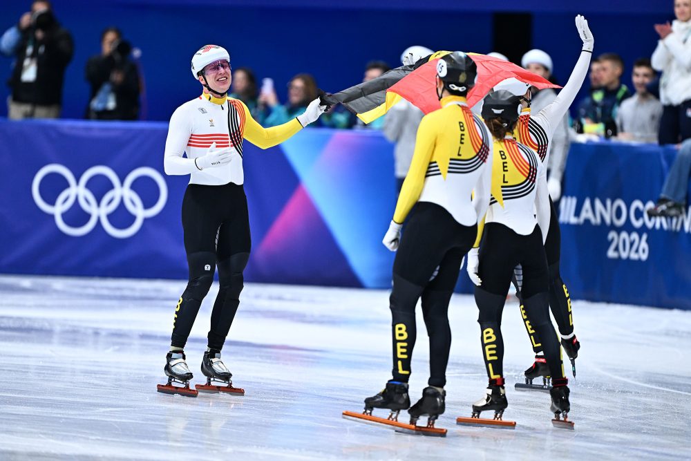 Die belgische Short-Track-Mixed-Staffel