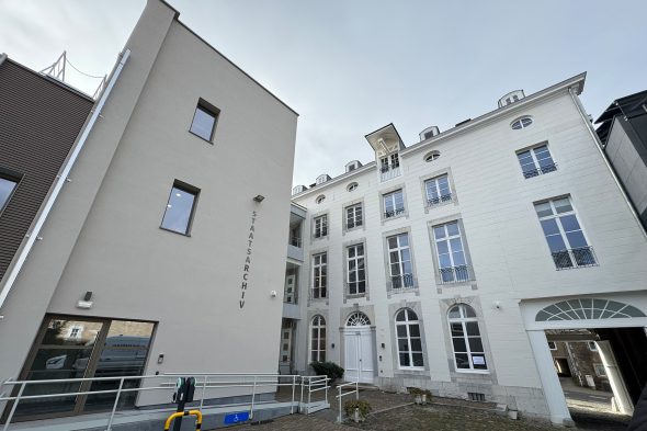 Gebäude des Staatsarchivs in Eupen