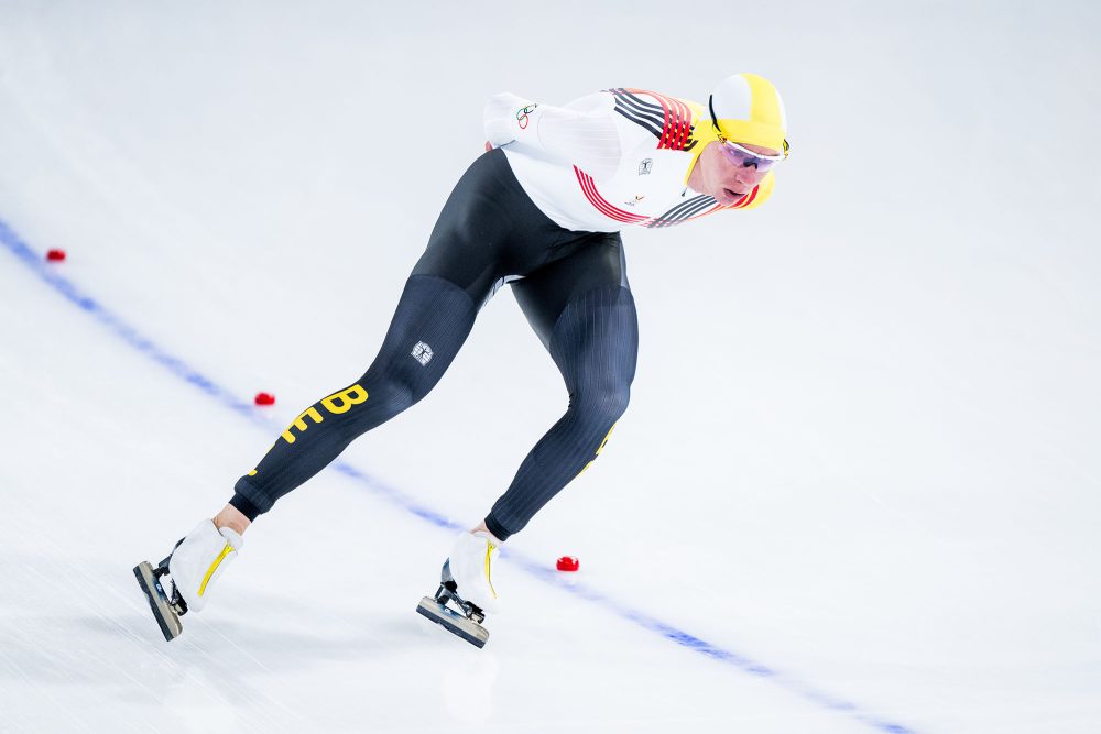 Bart Swings beim 1.000-Meter-Eisschnelllaufen bei Olympia