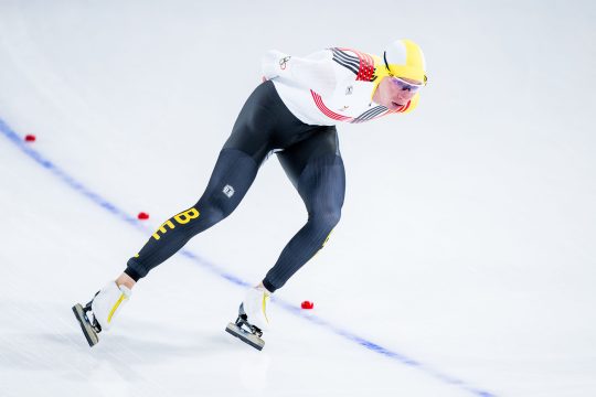 Bart Swings beim 1.000-Meter-Eisschnelllaufen bei Olympia
