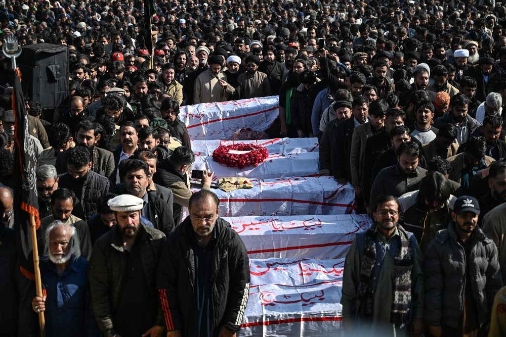 Trauernde in Islamabad