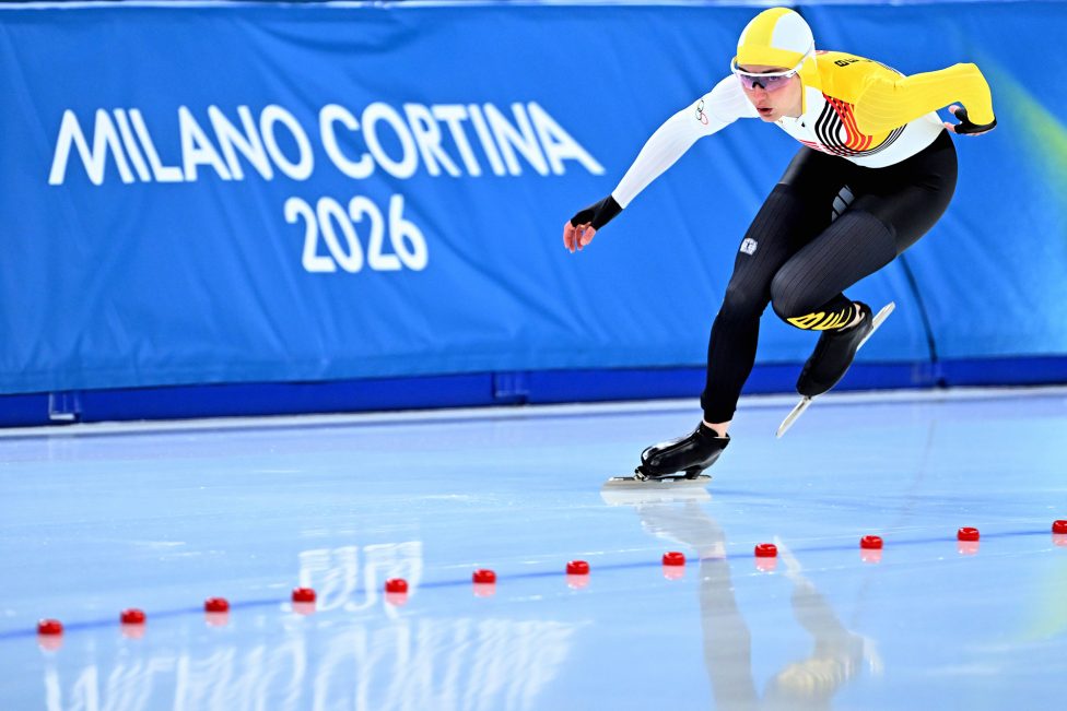 Isabelle van Elst beim Rennen über die 1.500 Meter