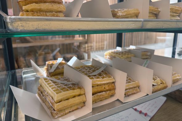 Herstellung der "gaufres molles:" aus Malmedy