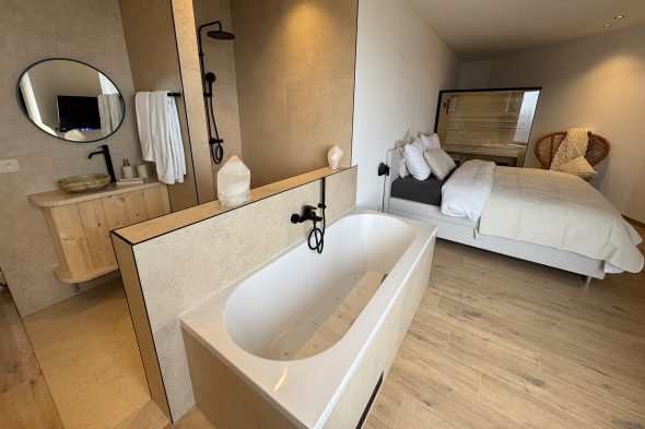 Badewanne in Hotelzimmer