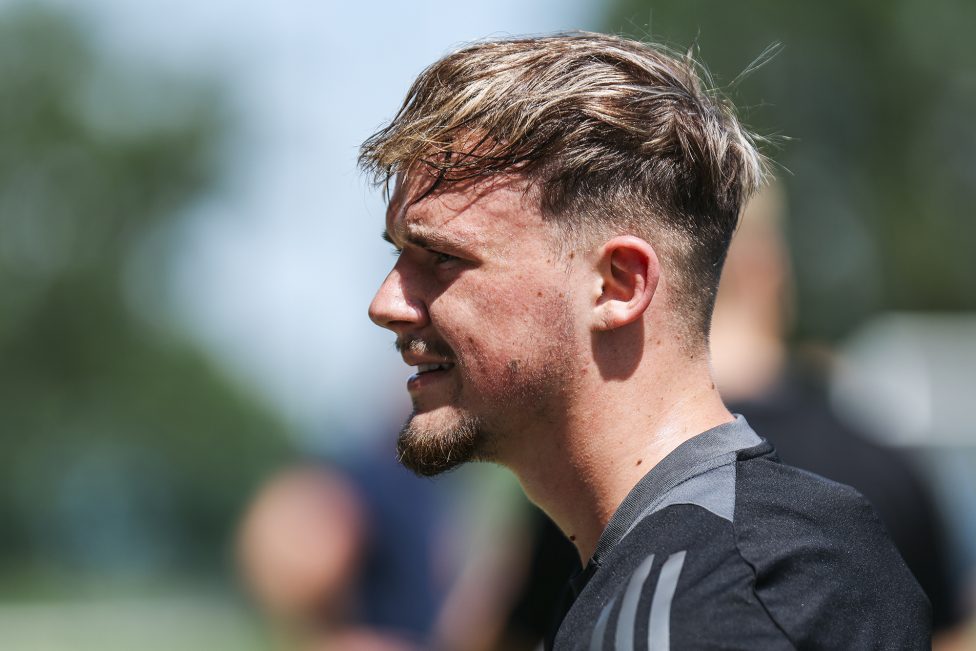 David Widlarz beim Training im Juni 2025