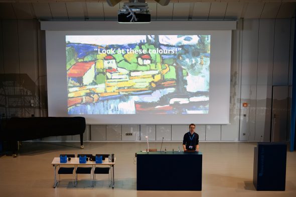 Simon Meier-Vieracker bei der Fachtagung in Trier