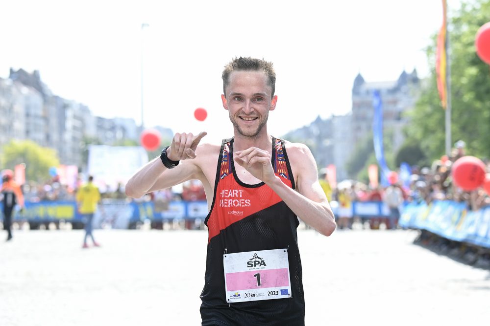 Amaury Paquet nach den 20 Kilometern von Brüssel 2023