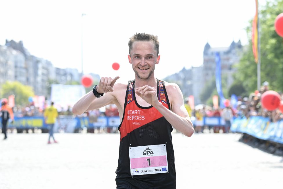 Amaury Paquet nach den 20 Kilometern von Brüssel 2023