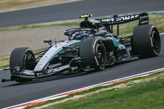 Kimi Antonelli im Mercedes beim GP von Japan