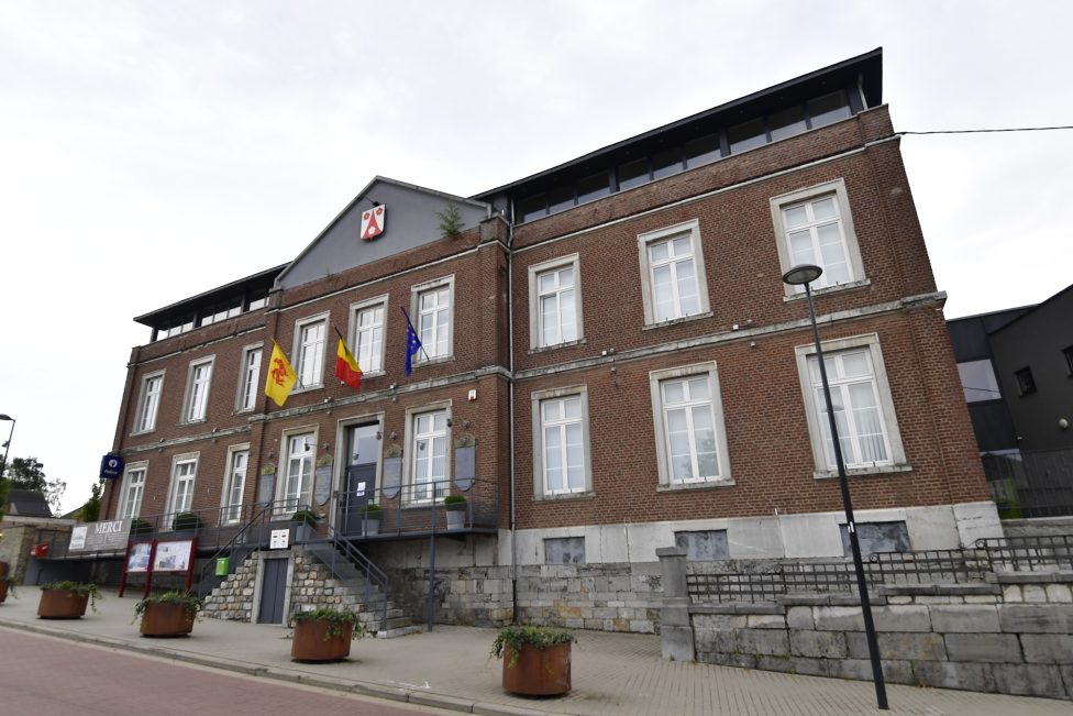 Außenansicht des Gemeindehauses von Baelen