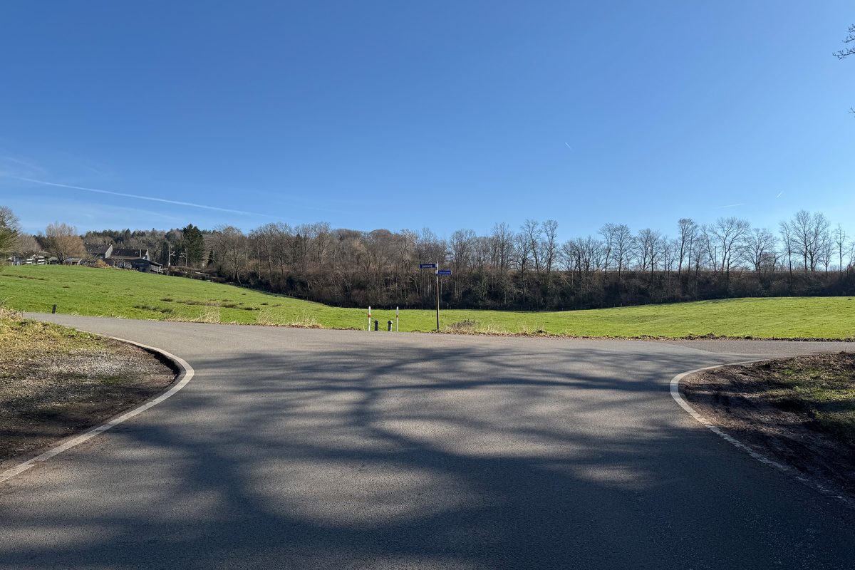 Abzweigung von Luerweg und Kesselweg