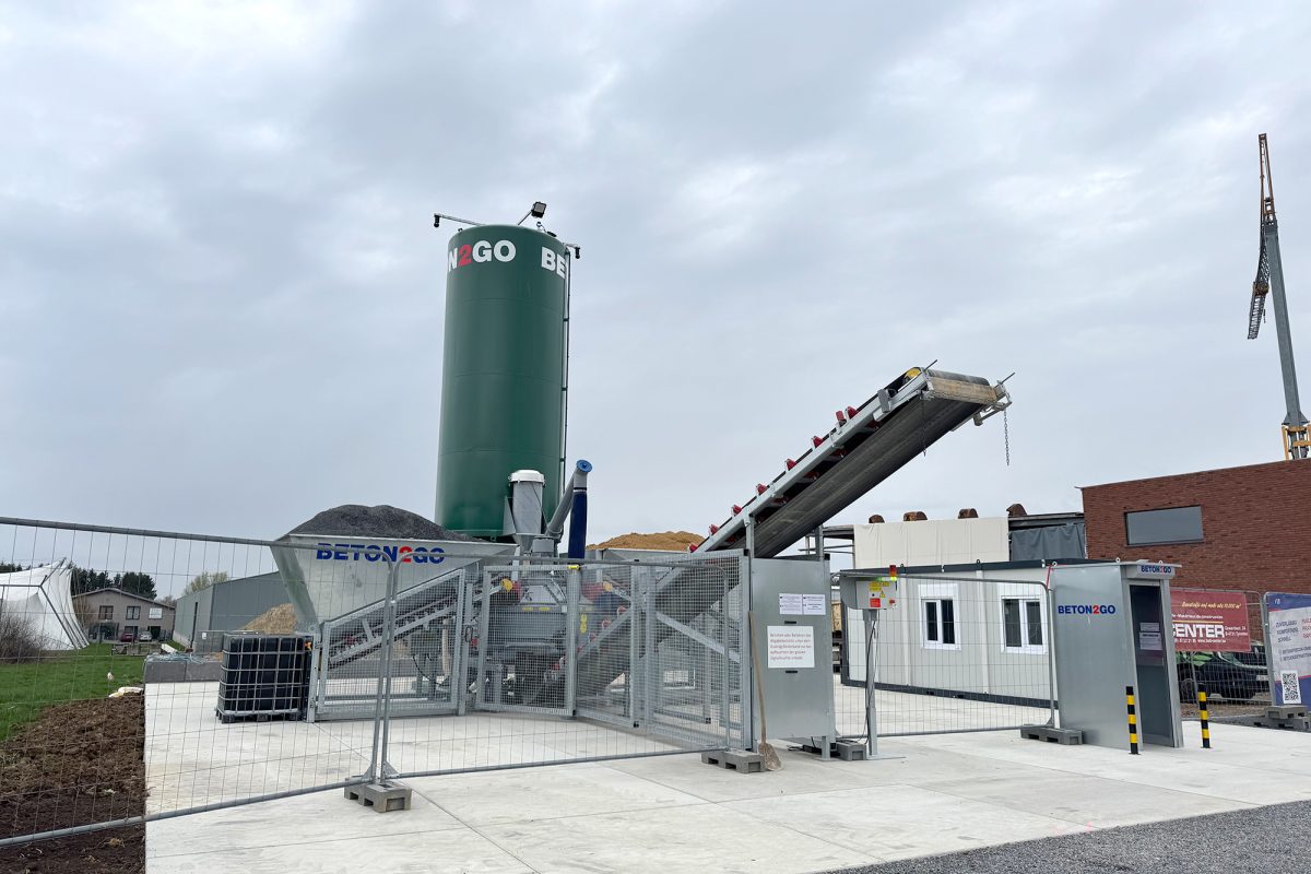 Beton2Go: Betontankstelle von Yannick Fischer im Eynattener Gewerbegebiet