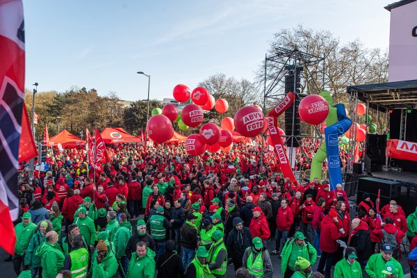 Nationale Kundgebung in Brüssel