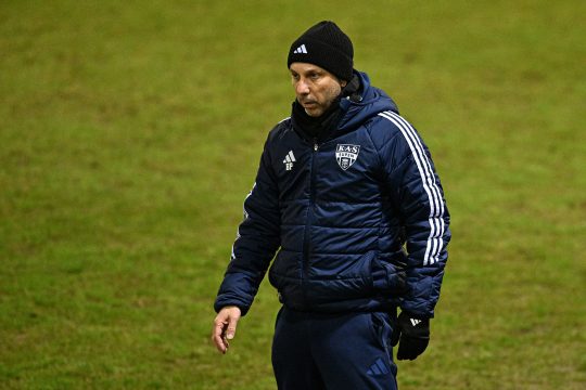 Der Trainer der AS Eupen, Bruno Pinheiro