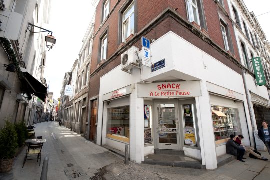 Das Kneipenviertel "Le Carré" im Zentrum von Lüttich