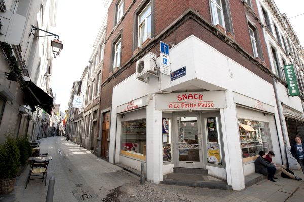 Das Kneipenviertel "Le Carré" im Zentrum von Lüttich