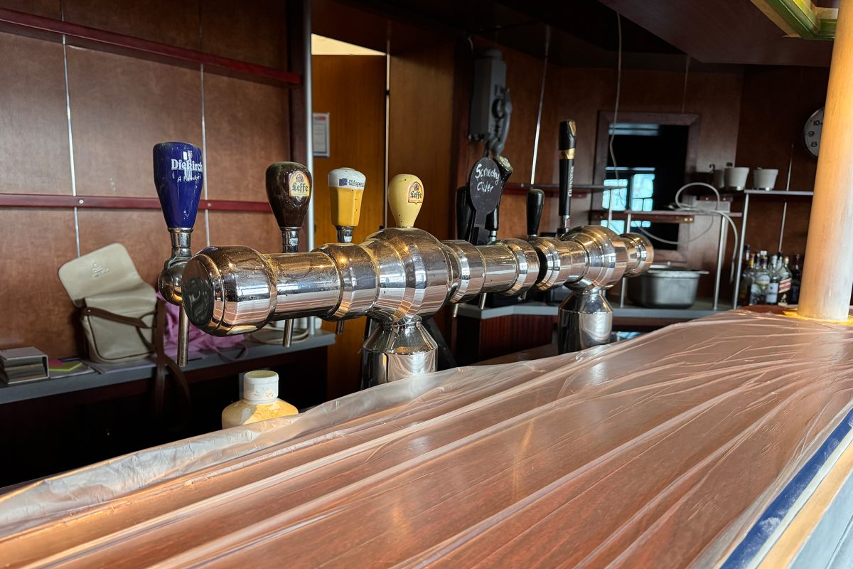 Zapfanlage am Tresen