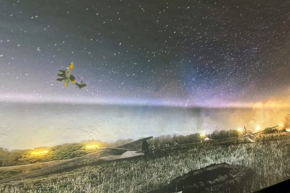 Fotos in der neuen immersiven Ausstellung im Fort Eben-Emael