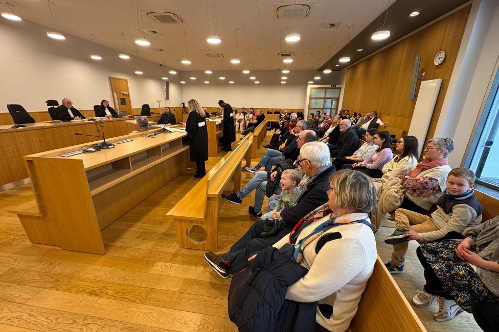 Besucher konnten einem Showprozess beiwohnen