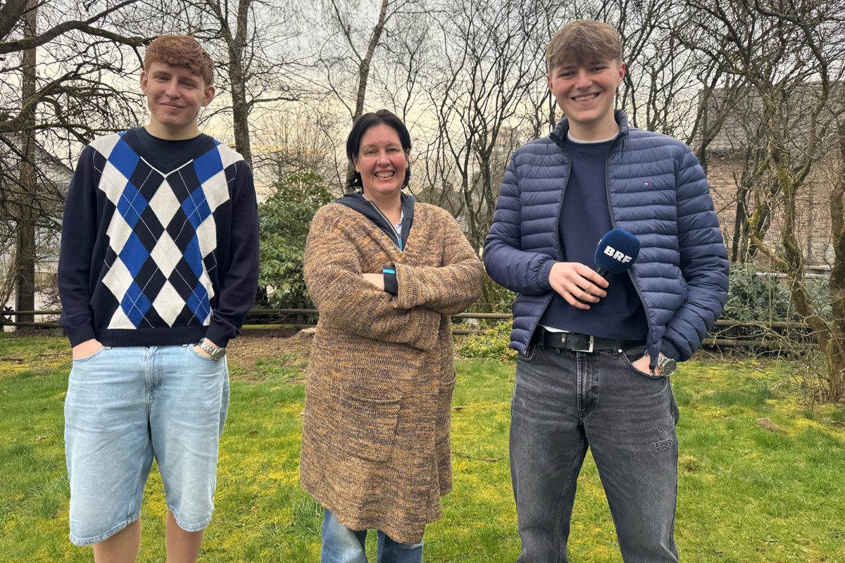 Journalisten für einen Tag mit Interviewpartnerin Pascale Schröder