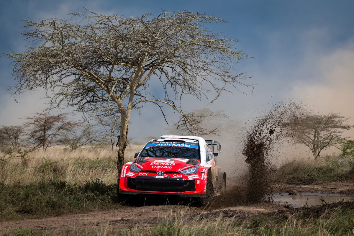 Takamoto Katsuta/Aaron Johnston im Toyota bei der Rallye Kenia